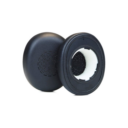 Ersatz-Ohrpolster für Jabra Evolve2 65 UC/MS (Flex), Memory-Schaumstoff + PU-Leder, Schwarz, 1 Paar