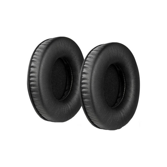 Ersatz-Ohrpolster für JBL Synchros E50BT, Memory-Schaumstoff + PU-Leder, Schwarz, 1 Paar