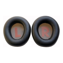 Ersatz-Ohrpolster für JBL Quantum Q600, Memory-Schaumstoff + PU-Leder, Schwarz, 1 Paar