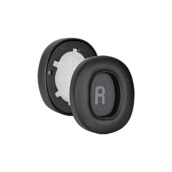 Ersatz-Ohrpolster für JBL Tune 700BT, T750BT, Memory-Schaumstoff + PU-Leder, Schwarz, 1 Paar