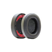 Ersatz-Ohrpolster für JBL Synchros E55BT, Memory-Schaumstoff + PU-Leder, Schwarz, 1 Paar