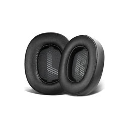 Ersatz-Ohrpolster für JBL Live 500BT, 500BTNC, Memory-Schaumstoff + PU-Leder, Schwarz, 1 Paar