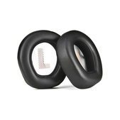 Ersatz-Ohrpolster für JBL Quantum Q200, Q300, Memory-Schaumstoff + PU-Leder, Schwarz, 1 Paar