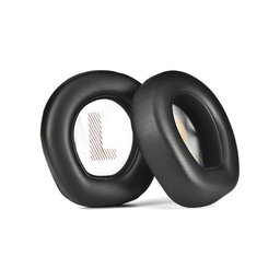 Ersatz-Ohrpolster für JBL Quantum Q200, Q300, Memory-Schaumstoff + PU-Leder, Schwarz, 1 Paar