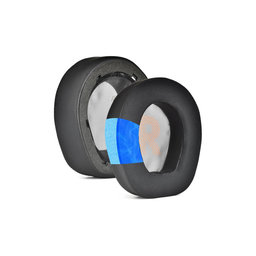 Ersatz-Ohrpolster für JBL Quantum Q800, Memory-Schaumstoff, Schwarz, Kühlgel, 1 Paar