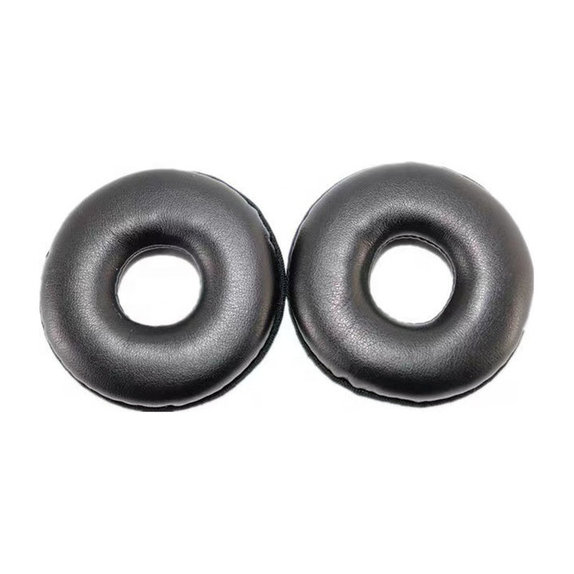 Ersatz-Ohrpolster für Logitech H600, H390, H609, Memory-Schaumstoff + PU-Leder, Schwarz, 1 Paar