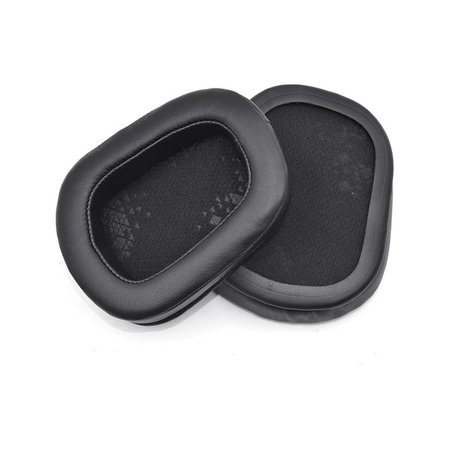 Ersatz-Ohrpolster für Logitech G633 Artemis, G933 Artemis, Memory-Schaumstoff + PU-Leder, Schwarz, 1 Paar