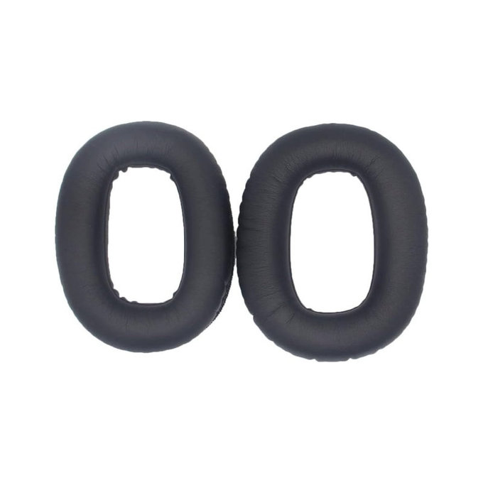 Ersatz-Ohrpolster für Marshall Monitor II, Memory-Schaumstoff + PU-Leder, Schwarz, 1 Paar