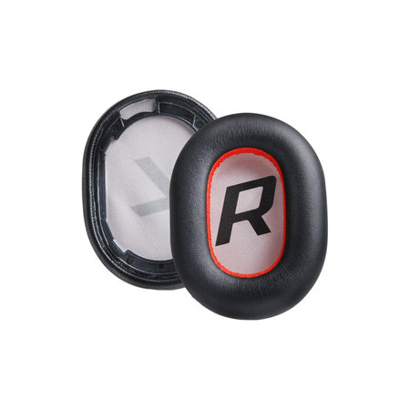 Ersatz-Ohrpolster für Plantronics BackBeat Pro 2, Voyager 8200 UC, PU-Leder, Schwarz, 1 Paar