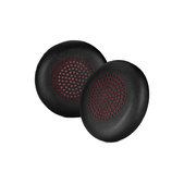 Ersatz-Ohrpolster für Plantronics Voyager Focus UC, PU-Leder, Schwarz, 1 Paar