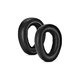 Ersatz-Ohrpolster für Sennheiser PXC550, PX550, Memory-Schaumstoff + Leder, Schwarz, 1 Paar