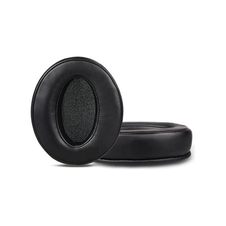 Ersatz-Ohrpolster für Sennheiser HD4.50, HD450, Memory-Schaumstoff + Leder, Schwarz, 1 Paar
