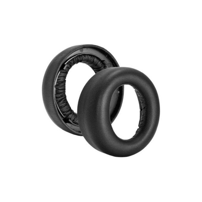 Ersatz-Ohrpolster für Sony Playstation 5 Pulse Elite, Schaumstoff + Leder, Schwarz, 1 Paar