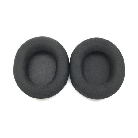Ersatz-Ohrpolster für Steelseries Arctics 1, 3, 5, 7, 9 Pro, Memory-Schaumstoff + Textil, Schwarz, 1 Paar