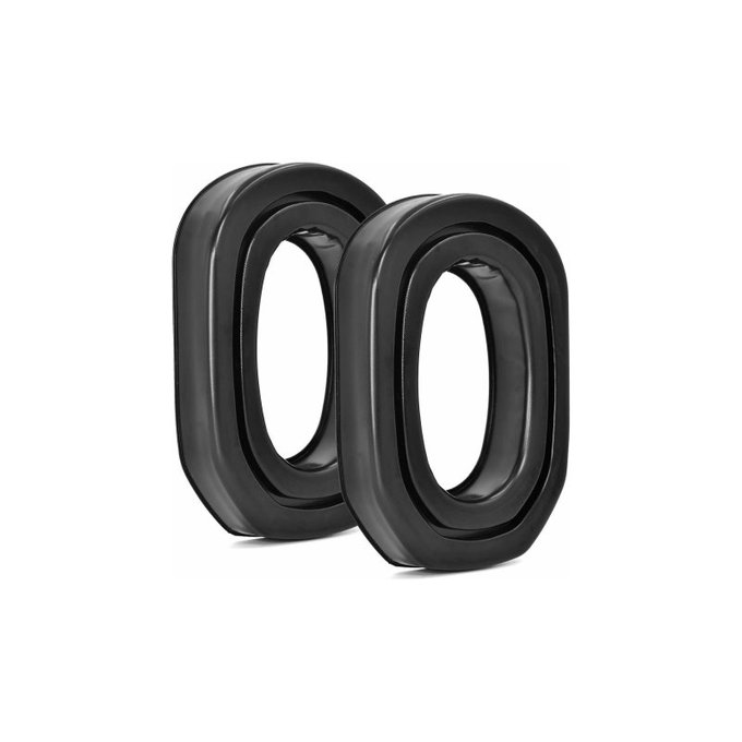 Ersatz-Ohrpolster für Walker’s Razor (XCEL/Digital/BT/XTRM), Memory-Schaumstoff + Leder, Schwarz, Kühlgel, 1 Paar