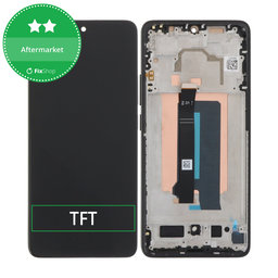 Xiaomi Poco X6 Pro - LCD Display + Touchscreen Front Glas + Rahmen (Black) TFT