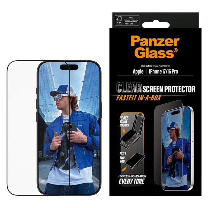 UWF Panzerglas mit Applikator für Samsung A17/A17 5G, Klar, PanzerGlass
