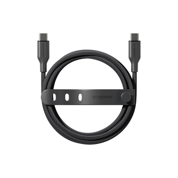 USB-C-Kabel, 60 W, Racing, 1, 2 m, Space Black, empower