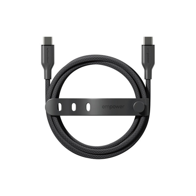 USB-C-Kabel, 60 W, Racing, 1, 2 m, Space Black, empower