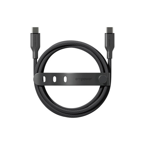 USB-C-Kabel, 240 W, Racing, 1, 2 m, Space Black, empower