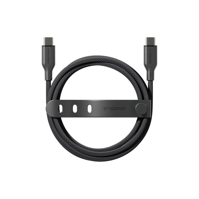 USB-C-Kabel, 240 W, Racing, 1, 2 m, Space Black, empower