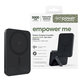 Kabellose PowerBank 5000 mAh mit drehbarem Ständer, 20 W, kompatibel mit MagSafe, Qi2/USB-C, Space Black, empower