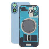 Apple iPhone 17 - Rückgehäuseglas + Kameraglas + Metallplatte + Magsafe-Magnet (Mist Blue)