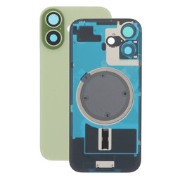 Apple iPhone 17 - Rückgehäuseglas + Kameraglas + Metallplatte + Magsafe-Magnet (Sage)