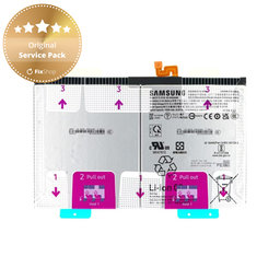 Samsung Galaxy Tab S10 FE+ X620, X626 - Akku Batterie EB-BX828ABE 10090mAh - GH82-37171A Genuine Service Pack