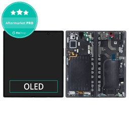 Samsung Galaxy Z Fold 7 F966B - LCD Display + Touchscreen Front Glas + Rahmen (Jetblack) OLED