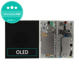 Samsung Galaxy Z Fold 7 F966B - LCD Display + Touchscreen Front Glas + Rahmen (Silver Shadow) OLED