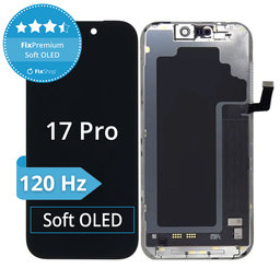 Apple iPhone 17 Pro - LCD Display + Touchscreen Front Glas + Rahmen Soft OLED FixPremium 120Hz
