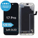Apple iPhone 17 Pro - LCD Display + Touchscreen Front Glas + Rahmen Soft OLED FixPremium 120Hz