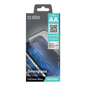 Universelles Schutzglas Omniglass AA, Schwarz, SBS