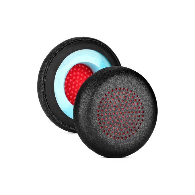 Ersatz-Ohrpolster für Poly Blackwire 5200, Voyager 5200, Memory-Schaumstoff + PU-Leder, Schwarz, 1 Paar