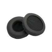 Ersatz-Ohrpolster für AKG K518, K518DJ, K81, K518LE, Memory-Schaumstoff + PU-Leder, Schwarz, 1 Paar
