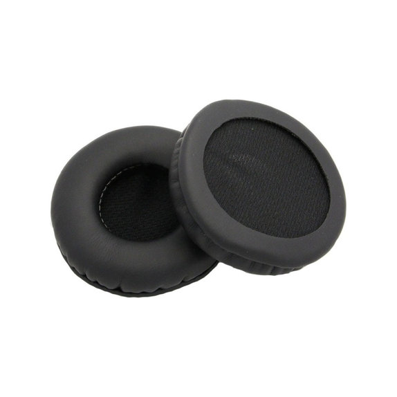 Ersatz-Ohrpolster für AKG K518, K518DJ, K81, K518LE, Memory-Schaumstoff + PU-Leder, Schwarz, 1 Paar