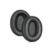 Ersatz-Ohrpolster für Audio-Technica ANC500BT, Memory-Schaumstoff + PU-Leder, Schwarz, 1 Paar