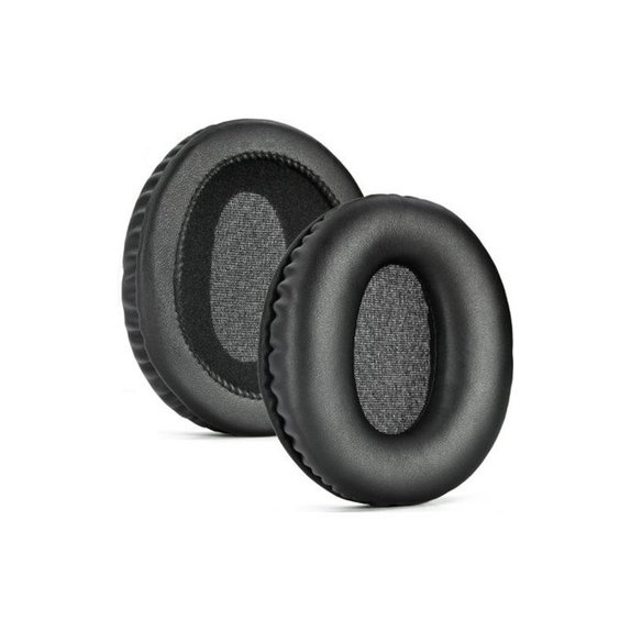 Ersatz-Ohrpolster für Audio-Technica ANC500BT, Memory-Schaumstoff + PU-Leder, Schwarz, 1 Paar