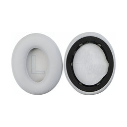 Ersatz-Ohrpolster für Anker Soundcore Life Q20, Memory-Schaumstoff + PU-Leder, Grau, 1 Paar