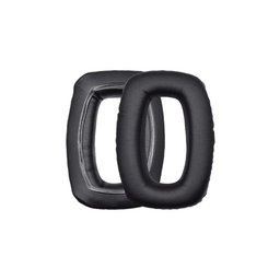 Ersatz-Ohrpolster für Beyerdynamic DT 100, DT 150, DT 190, Memory-Schaumstoff + PU-Leder, Schwarz, 1 Paar