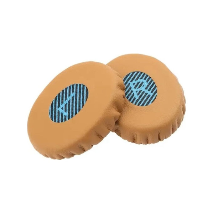 Ersatz-Ohrpolster für Bose OE2, OE2i SoundTrue, PU-Leder, Braun, 1 Paar