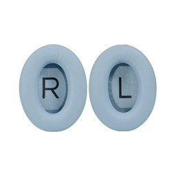 Ersatz-Ohrpolster für Bose QuietComfort 45, Memory-Schaumstoff + PU-Leder, Hellblau, 1 Paar