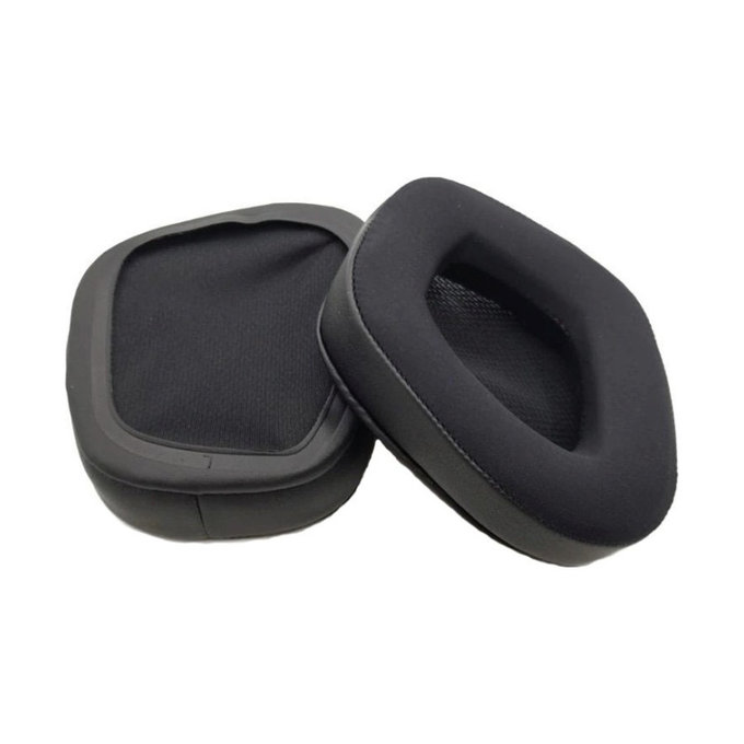 Ersatz-Ohrpolster für Corsair Void RGB Elite, Memory-Schaumstoff + Neopren, Schwarz, 1 Paar