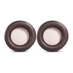 Ersatz-Ohrpolster für Corsair Virtuoso RGB, RGB SE und RGB XT, Memory-Schaumstoff + PU-Leder, Braun, 1 Paar