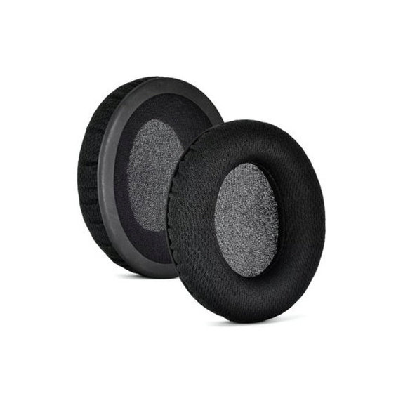 Ersatz-Ohrpolster für Kingston HyperX Stinger Core, Memory-Schaumstoff + Textil, Schwarz, 1 Paar