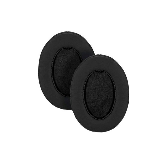 Ersatz-Ohrpolster für Shure SRH440, Memory-Schaumstoff + PU-Leder, Schwarz, 1 Paar