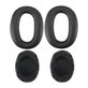 Ersatz-Ohrpolster für Sony MDR-1000X, WH-1000XM2, Memory-Schaumstoff + PU-Leder, Schwarz, 1 Paar