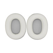 Ersatz-Ohrpolster für Sony WH-ULT900N, Memory-Schaumstoff + PU-Leder, Weiß, 1 Paar