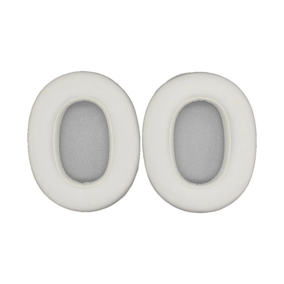 Ersatz-Ohrpolster für Sony WH-ULT900N, Memory-Schaumstoff + PU-Leder, Weiß, 1 Paar